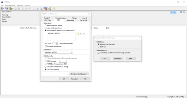 Fritzfax Common-isdn-api Version 2.0 Ist Nicht Installiert AVM Fritz!Fax auf Windows 10 oder Windows 11 mit IP-Anschluss
