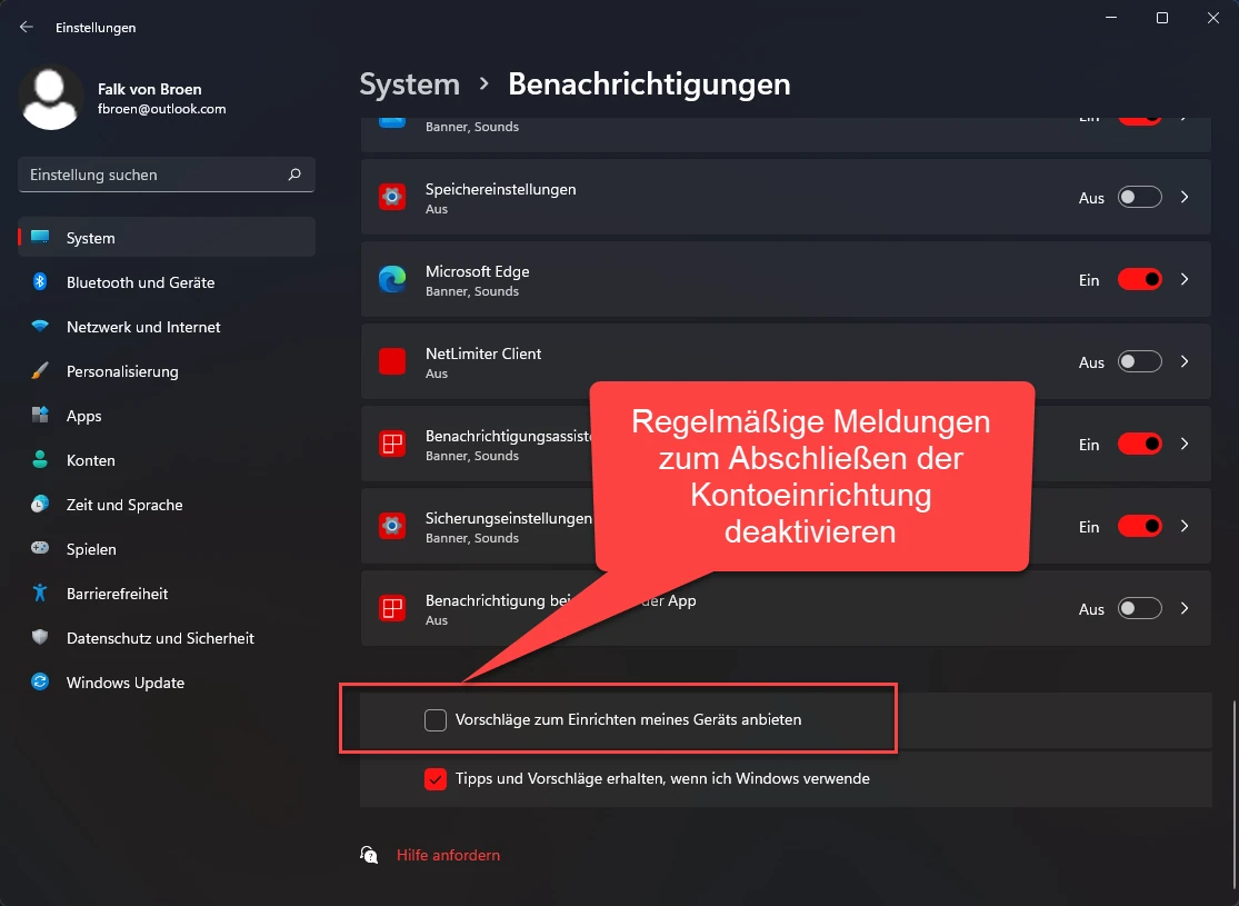 Microsoft Konto Erinnerung In Windows 10 Und 11 In 3 Tagen Erinnern